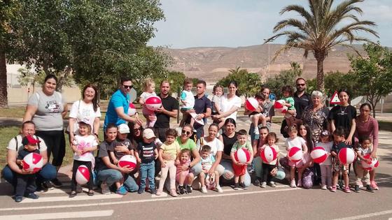Casi 200 alumnos de las guarderías de Vícar reciben su primeras clases de Educación Vial