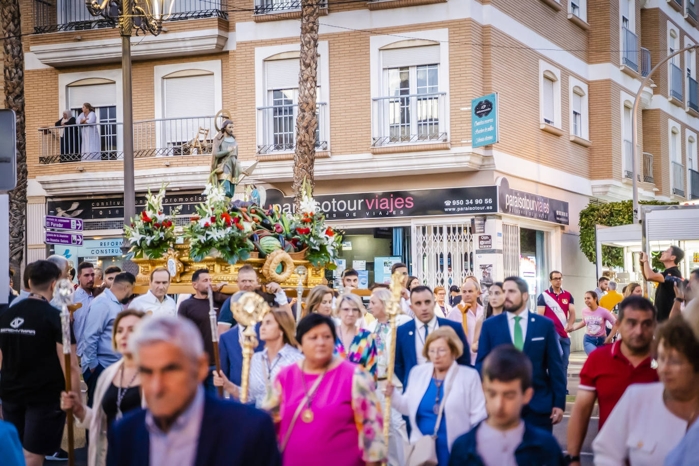 Así fue la procesión de San Isidro en El Parador