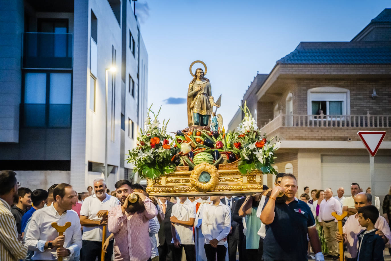 Así fue la procesión de San Isidro en El Parador