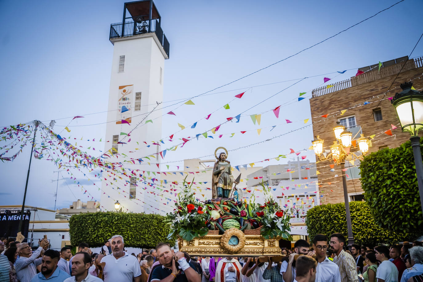 Así fue la procesión de San Isidro en El Parador