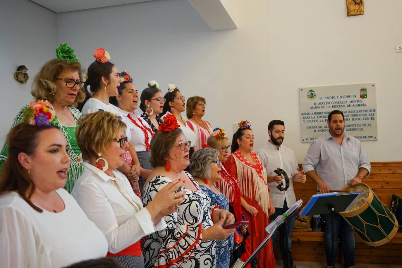 Así fue la procesión de San Fernando y La Milagrosa en Llanos de Vícar