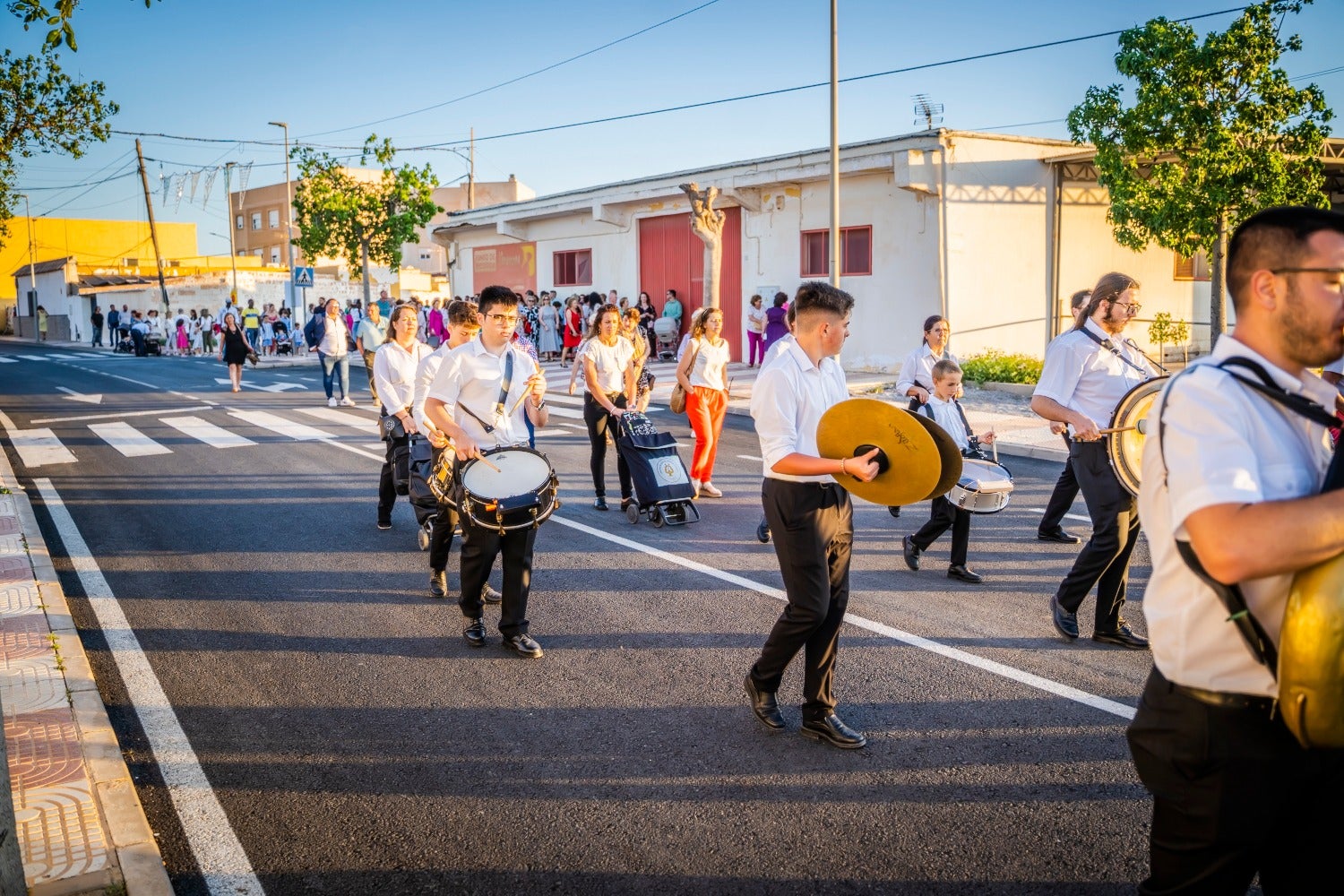 San Antonio y La Inmaculada procesionan por las calles de Cortijos de Marín en sus fiestas