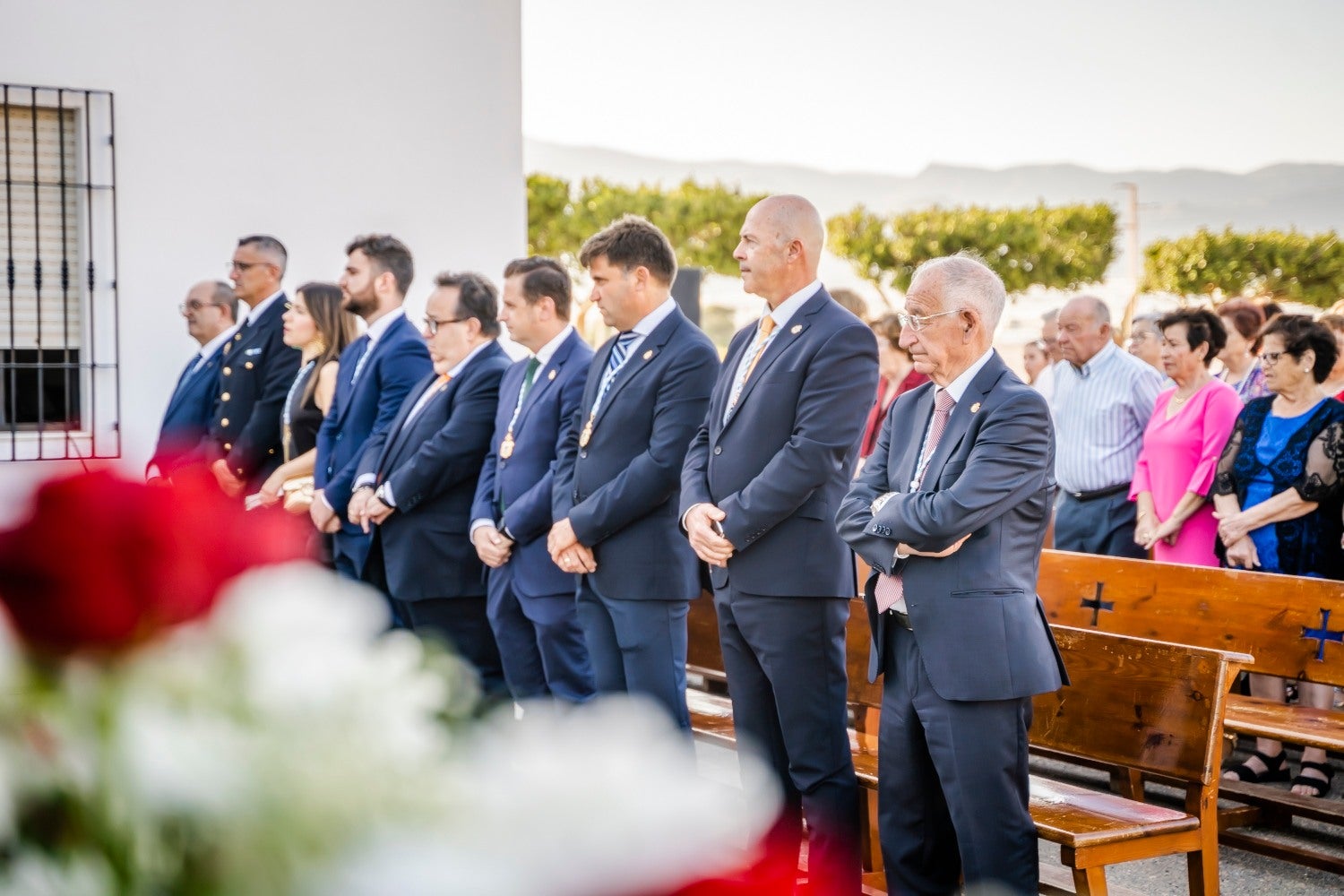 San Antonio y La Inmaculada procesionan por las calles de Cortijos de Marín en sus fiestas