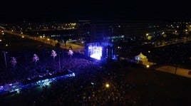 Unos de los conciertos recientes en Playa Serena.