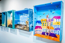 Trabajos de algunos talleres expuestos