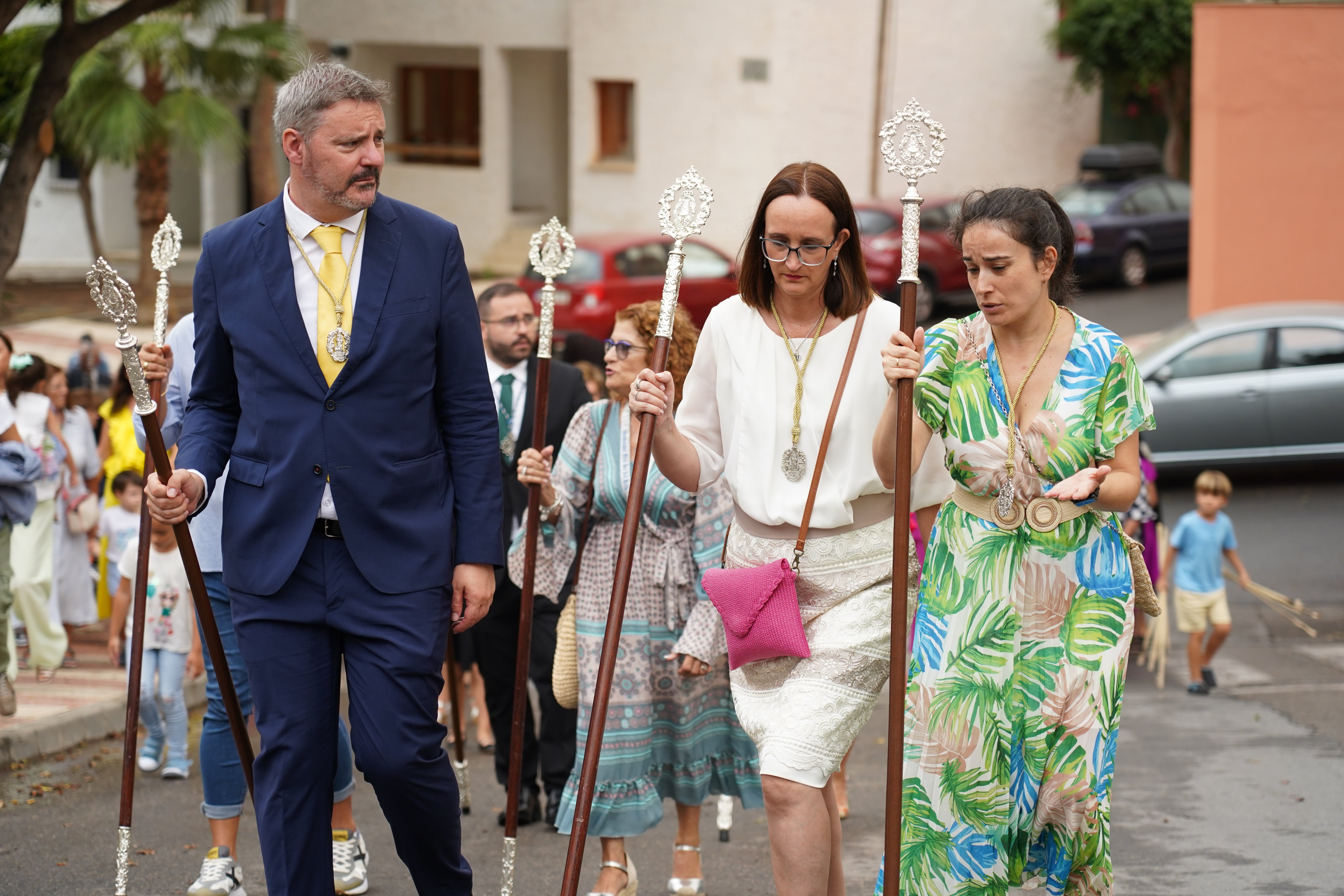 La Virgen del Carmen reúne a sus fieles en la procesión de Aguadulce