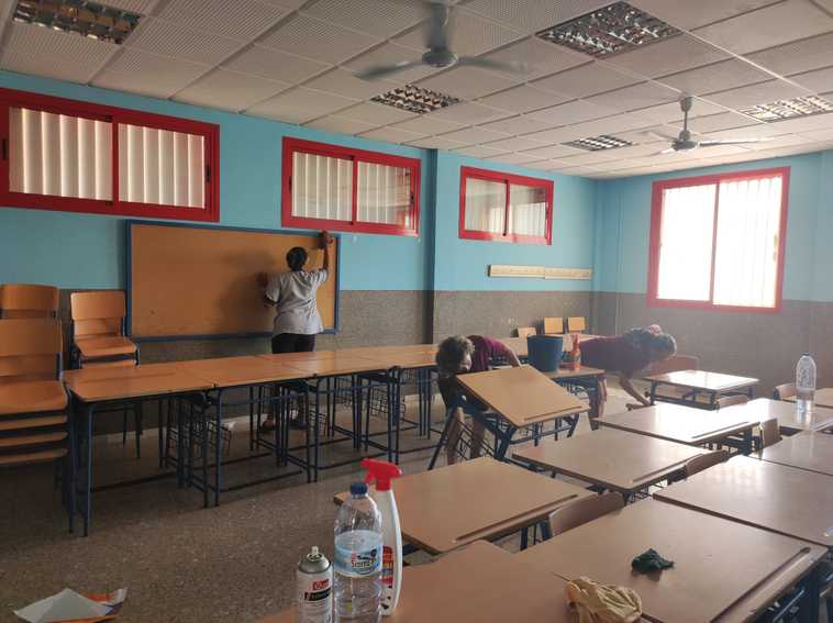 Los centros educativos de Vícar se ponen en marcha para el nuevo curso escolar