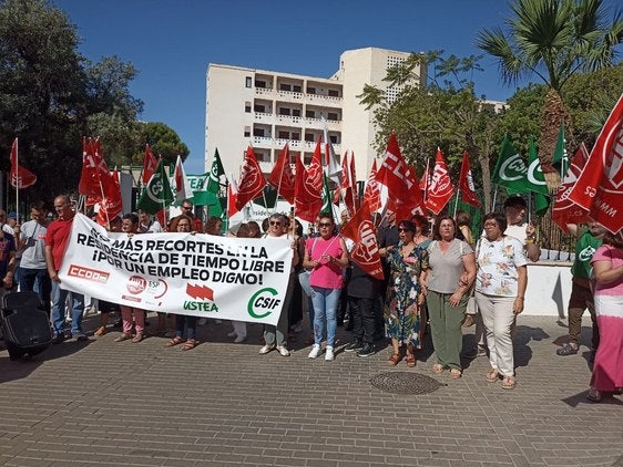 Manifestación por la residencia.