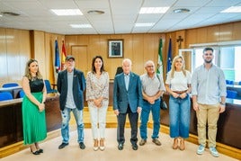 Representantes de algunas asociaciones en el Consistorio.