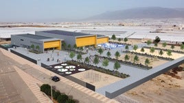 Boceto del proyecto de la futura Ciudad Deportiva que tendrá Roquetas.