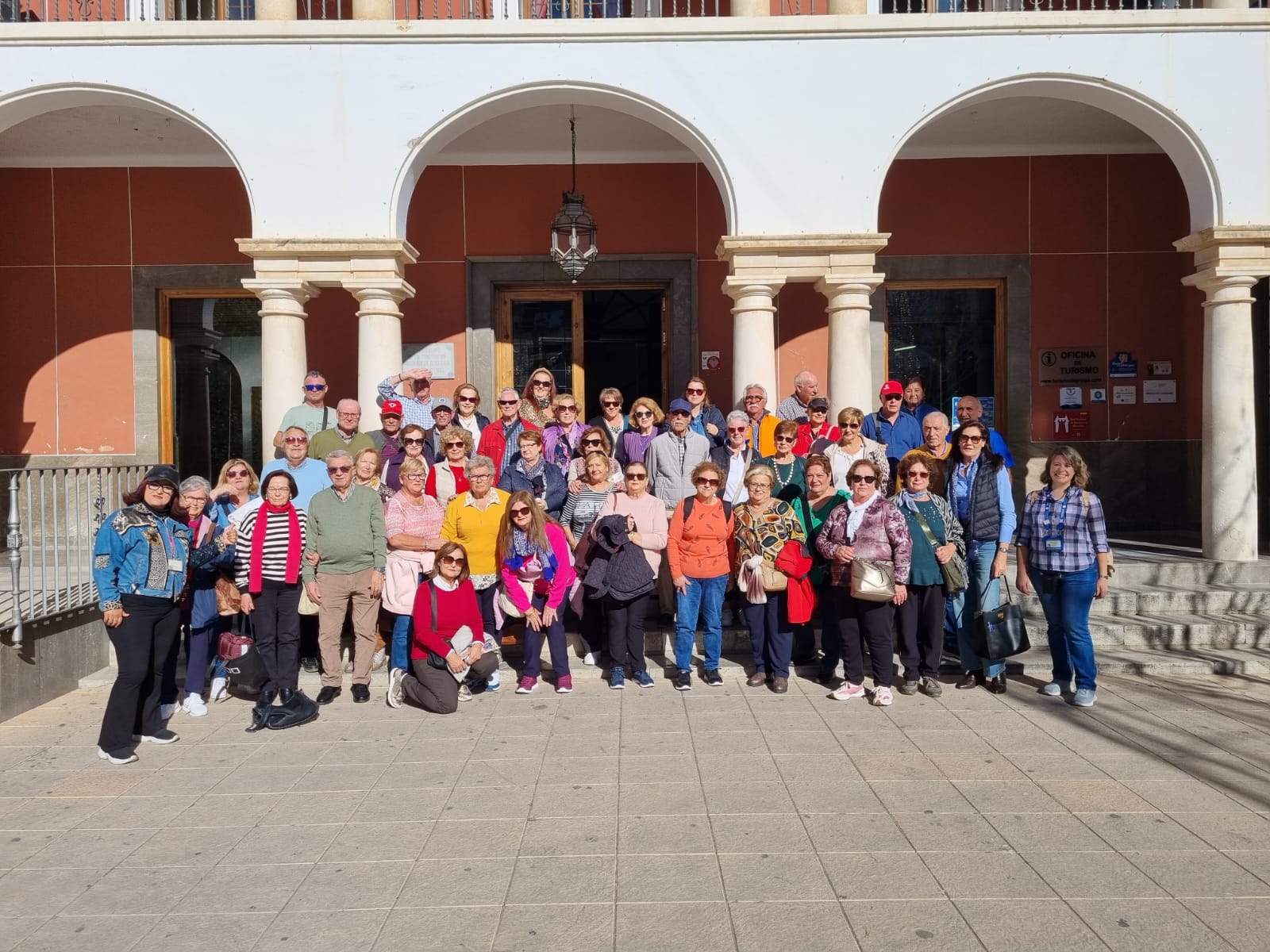 Una de las imágenes grupales del viaje al municipio cordobés