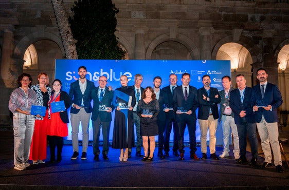 Los ganadores del certamen turístico entre los que se encuentra la empresa de Aguadulce.