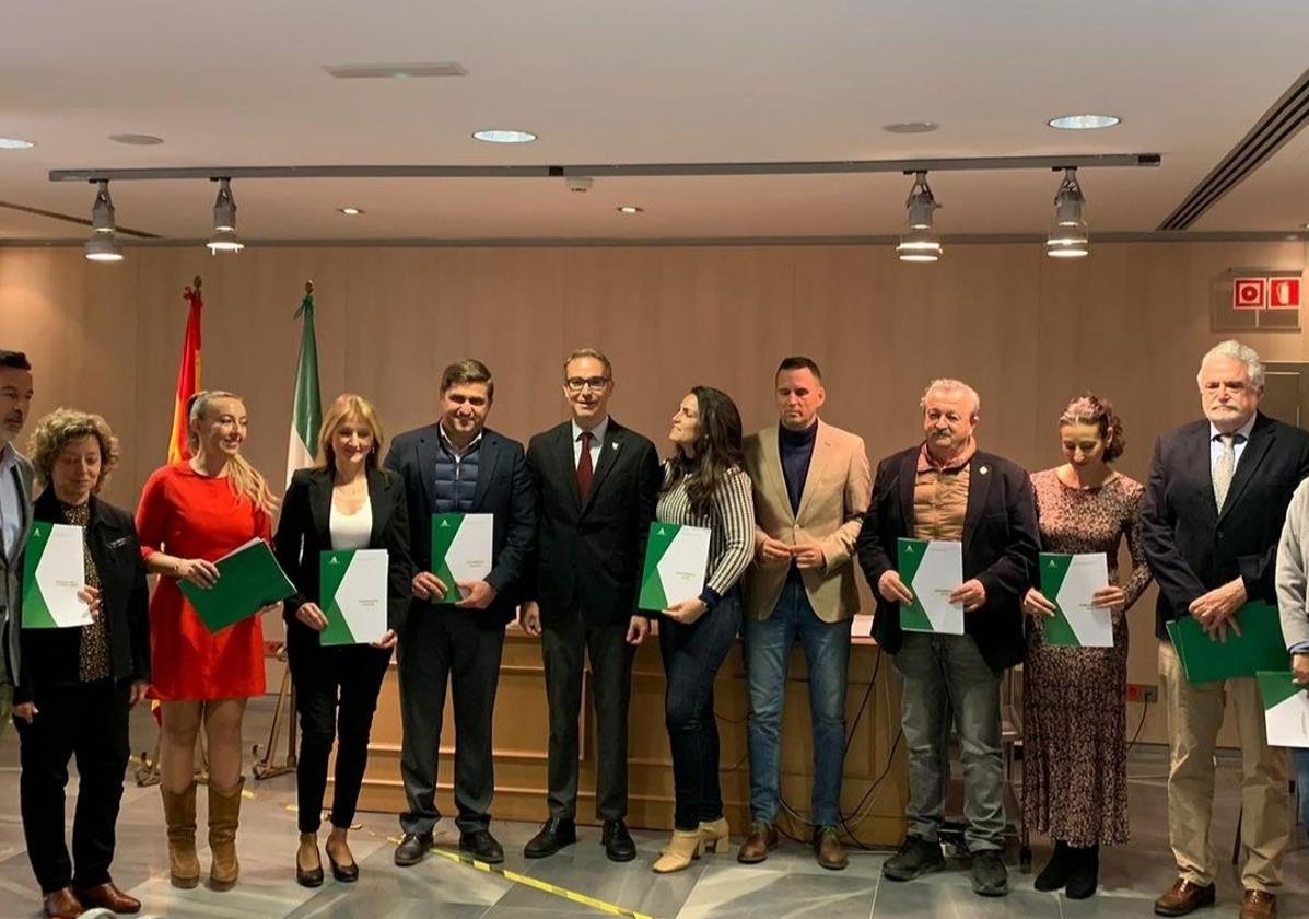 José Juan Rodríguez en representación de Roquetas de Mar.