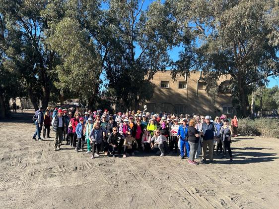 La Olimpiada de Mayores de Víca r visita Tabernas