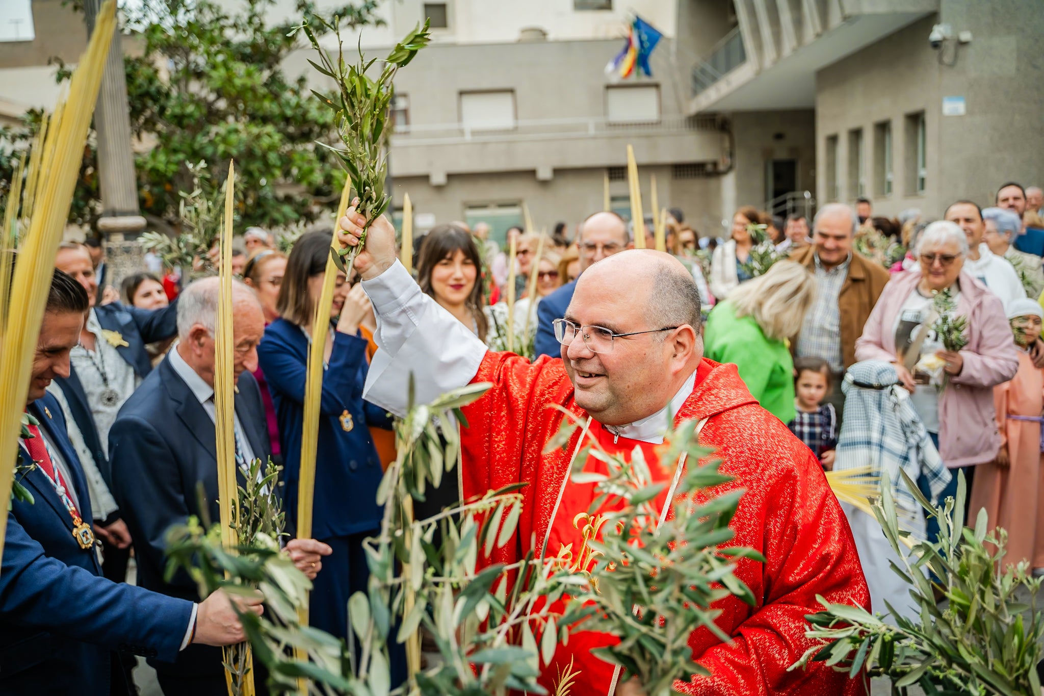 Así fue la procesión de las Palmas y Olivos