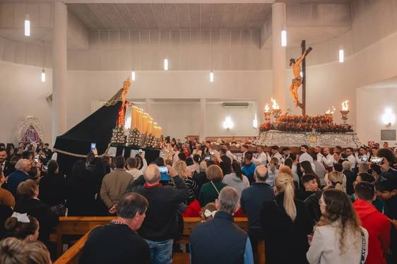 El Santísimo Cristo de la Paz y Nuestra Señora de los Dolores, protagonistas del Jueves Santo