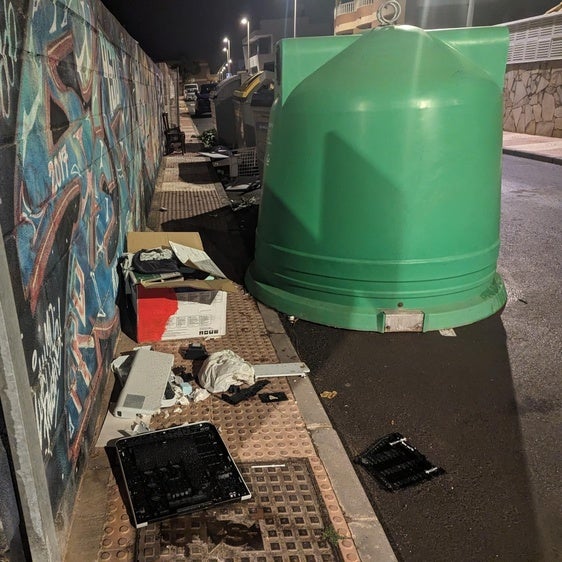 Una zona de la localidad roquetera.