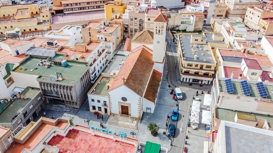 Panorámica de una zona de la localidad roquetera.