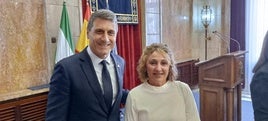 La concejala de Seguridad Ciudadana de La Mojonera, Ana Ruiz, asistió al acto en la capital almeriense.