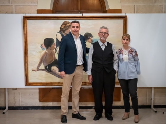 'En Memoria de mi esposa', La exposición de Francisco Moya en el Faro de Roquetas
