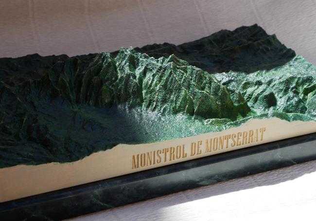 El relieve de Monistrol de Montserrat, un recorrido montañoso por la provincia de Barcelona.