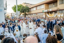 Uno de los momentos de la jornada en la localidad costera