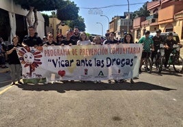 Un momento de la actividad realizada en el municipio de Vícar.
