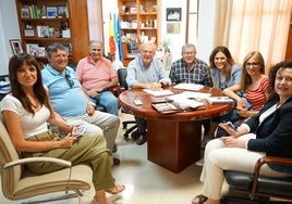 Imagen de la reunión celebrada la semana pasada en Vícar.