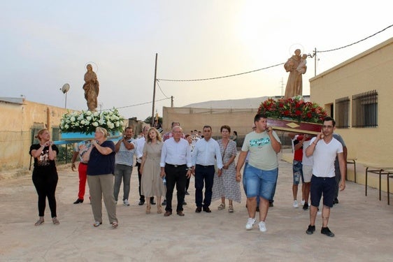 Imagen de la procesión de San Antonio de Padua.