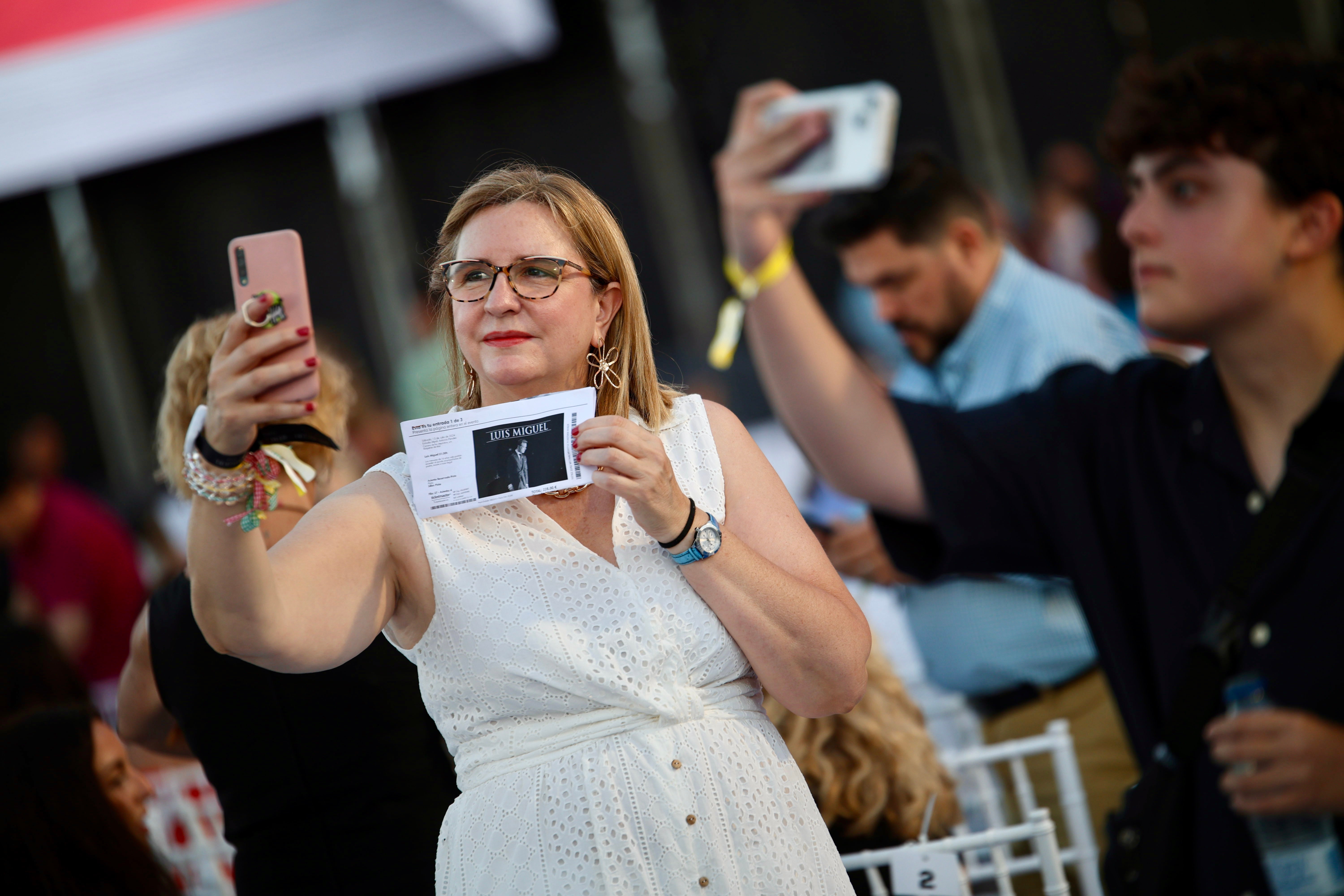 El concierto de Luis Miguel en Almería, en imágenes