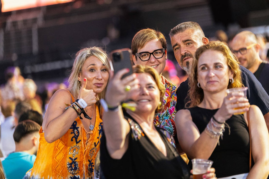El concierto de Luis Miguel en Almería, en imágenes
