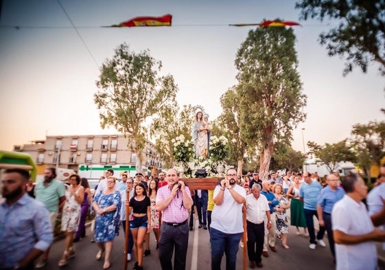 Imagen de archivo de una edición de las fiestas de la pedanía.