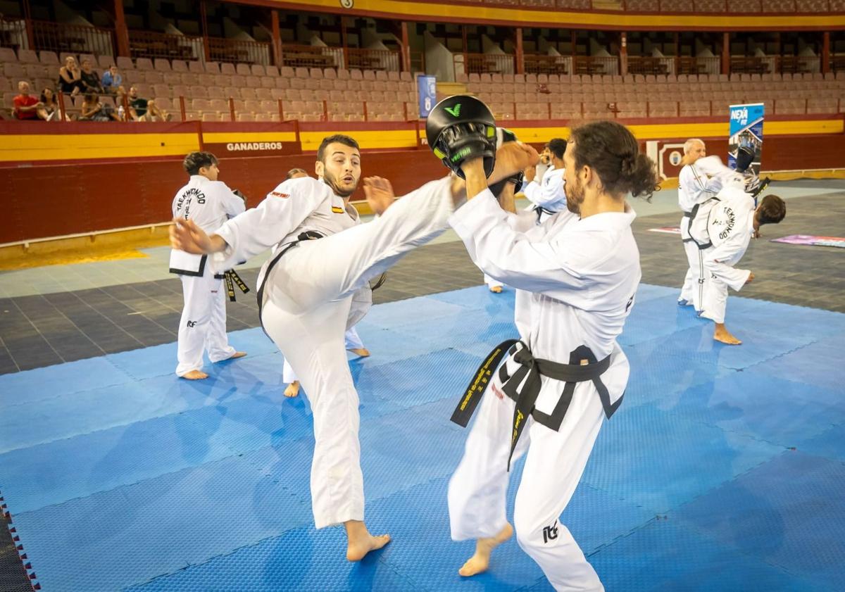 Imagen principal - Roquetas inaugura sus 'Olimpiadas', con centenares de deportistas que compiten en 13 disciplinas