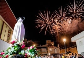 Una de las imágenes icónicas de las fiestas de esta pedanía