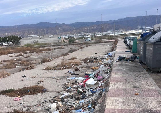 Una de las zonas sucias de la ciudad.