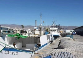 Una de las imágenes del interior del Puerto de la localidad costera de Roquetas de Mar.