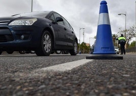 Uno de los controles que se llevo a cabo en Vícar en días atrás.