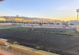 Imagen de las mejoras del campo de fútbol de Las Cabañuelas.