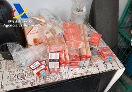 Desmantelan un centro clandestino de fabricación de tabaco en Roquetas