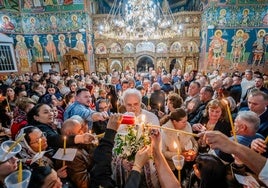 Una misa familiar para celebrar la Resurrección de Cristo