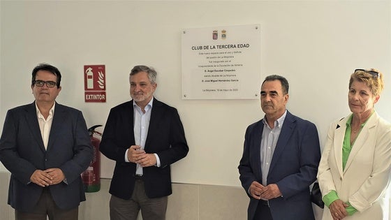 La Mojonera inaugura junto a la Diputación la ampliación del Centro de la Tercera Edad