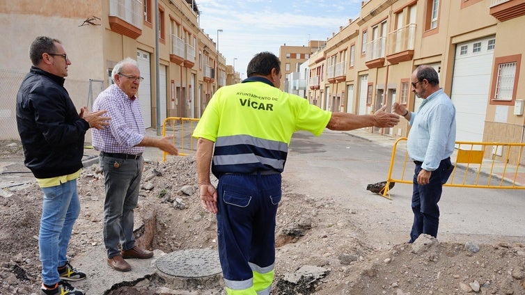 Vícar concluye las obras de mejora de abastecimiento de agua en Puebla Norte