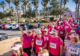 Los participantes de la carrera recorrieron siete kilómetros en total.