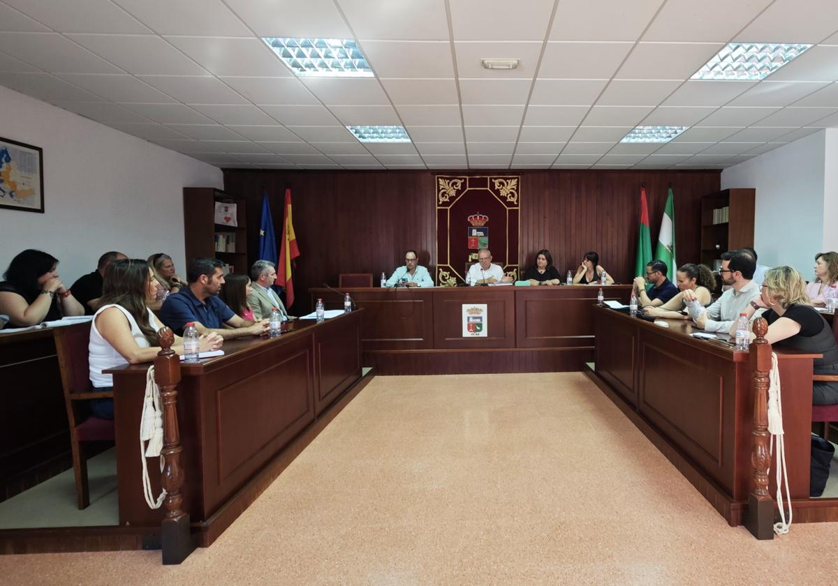 El Pleno de Vícar se realizó en el Ayuntamiento.