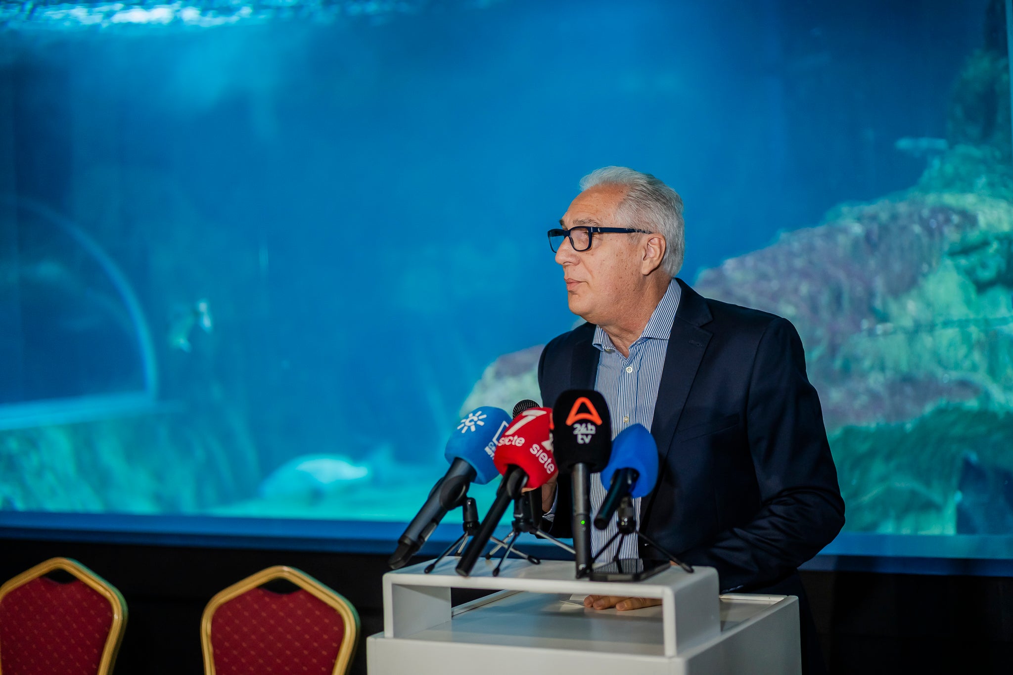 El Aquarium Costa de Almería gana un aliado en América, en imágenes