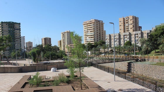 Así está quedando la Rambla de San Antonio en Aguadulce