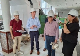 El subdelegado de Gobierno visita las obras en el municipio.