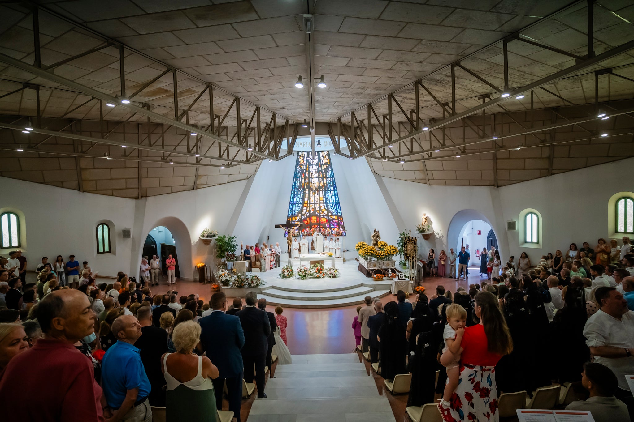La Virgen del Carmen pasea por Aguadulce