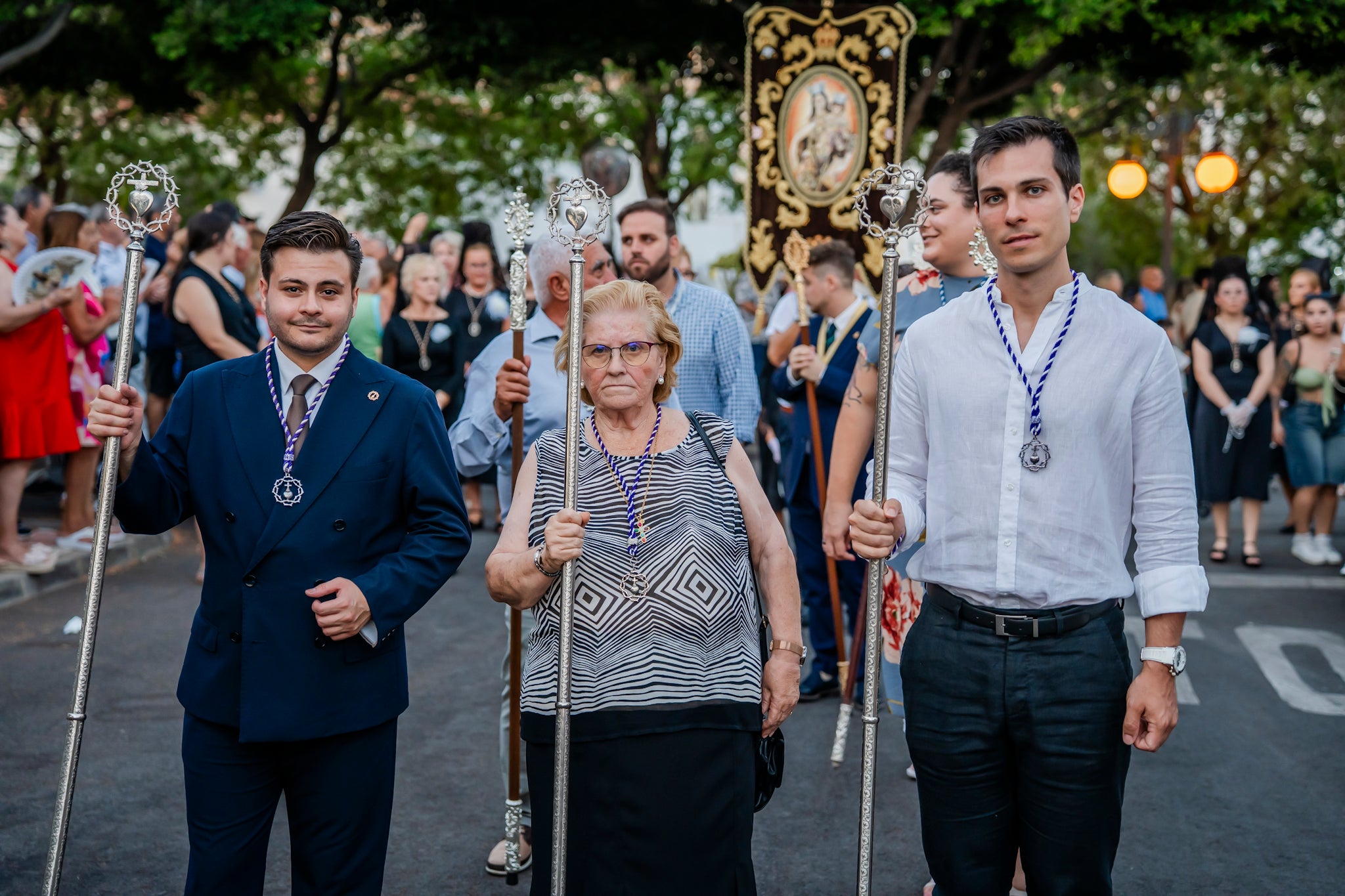 La Virgen del Carmen pasea por Aguadulce