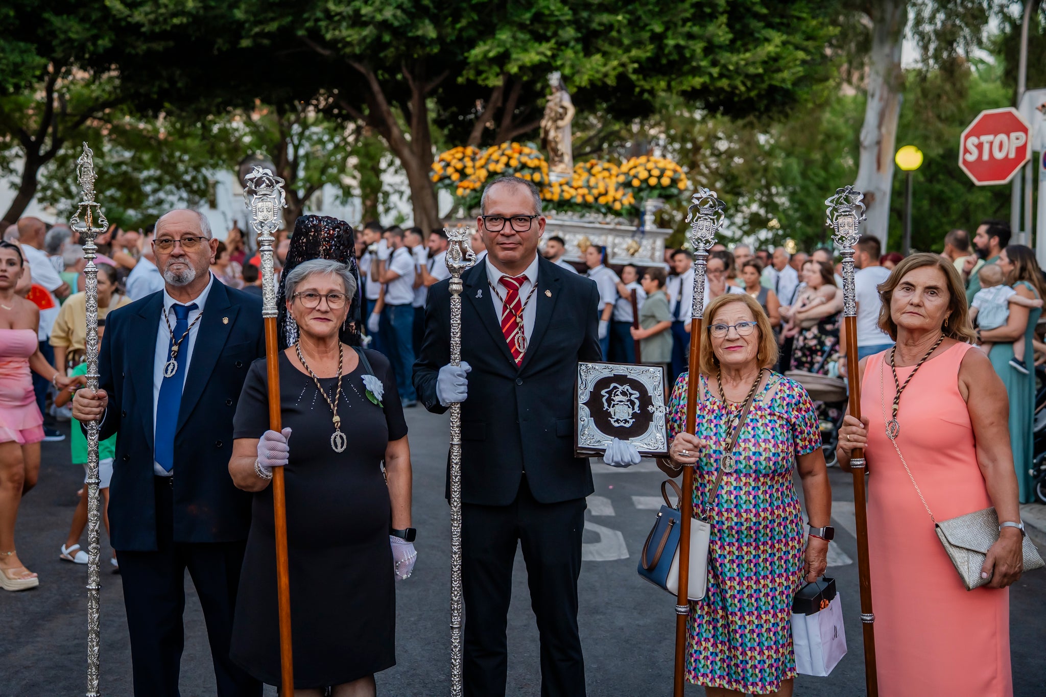 La Virgen del Carmen pasea por Aguadulce